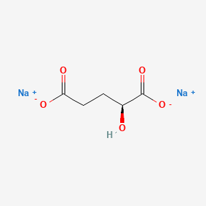 Chemical structure of Sodium (S)-2-hydroxypentanedioate