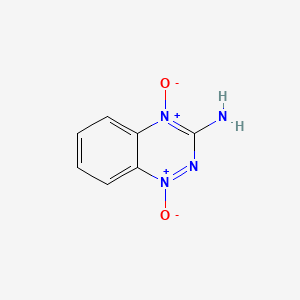 Chemical structure of Tirapazamine