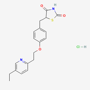 Chemical structure of Pioglitazone HCl