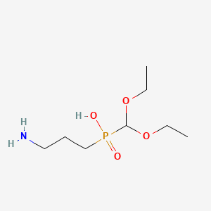 Chemical structure of CGP 35348