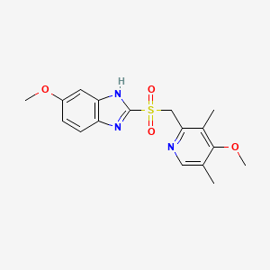 Chemical structure of Omeprazole sulfone