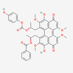 Chemical structure of Calphostin C