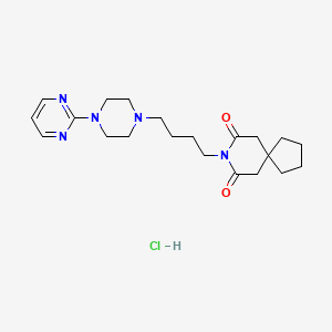 Chemical structure of Buspirone HCl