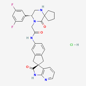 Chemical structure of MK-3207 HCl
