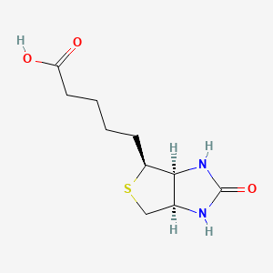 Chemical structure of Biotin