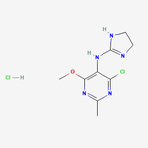 Chemical structure of Moxonidine hydrochloride
