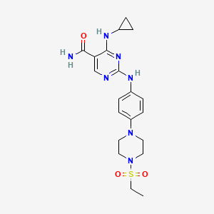 Chemical structure of Cerdulatinib