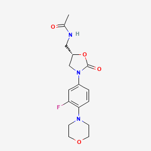 Chemical structure of Linezolid