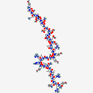 Chemical structure of [D-Trp34]-Neuropeptide Y
