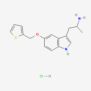 Chemical structure of BW 723C86 hydrochloride