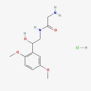 Chemical structure of Midodrine Hydrochloride