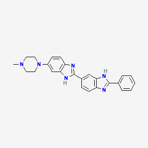 Chemical structure of HOE 33187