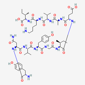 Chemical structure of pep2-AVKI