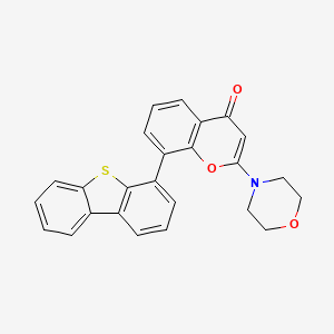 Chemical structure of NU7441 (KU-57788)