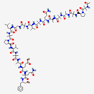 Chemical structure of Alamethicin