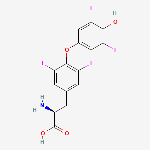 Chemical structure of L-Thyroxine