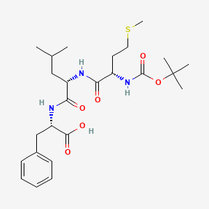 Chemical structure of Boc-MLF