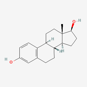 Chemical structure of Estradiol