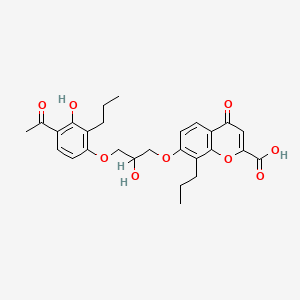 Chemical structure of FPL 55712