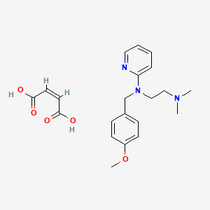 Chemical structure of Mepyramine maleate