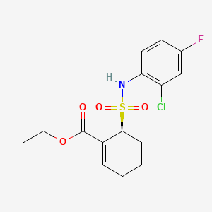 Chemical structure of TAK-242 S enantiomer
