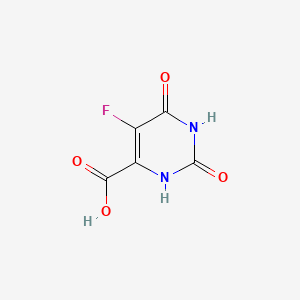 Chemical structure of Fluoroorotic acid