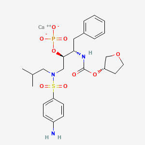 Chemical structure of Fosamprenavir Calcium