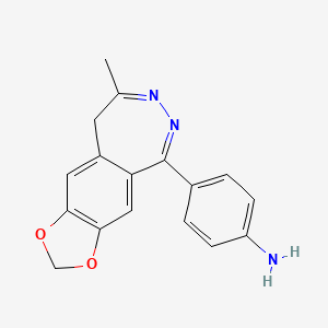 Chemical structure of GYKI 52466 dihydrochloride