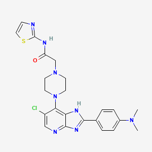 Chemical structure of CCT129202