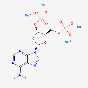 Chemical structure of MRS 2179 tetrasodium salt