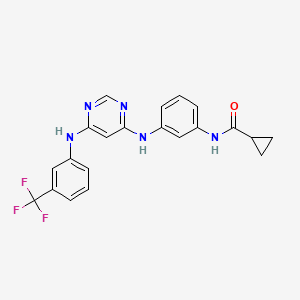 Chemical structure of EGFR Inhibitor