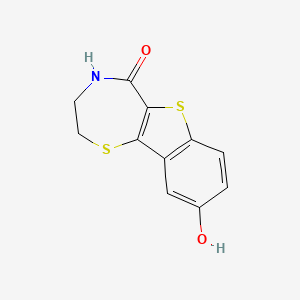 Chemical structure of kb NB 142-70