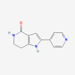 Chemical structure of PHA-767491