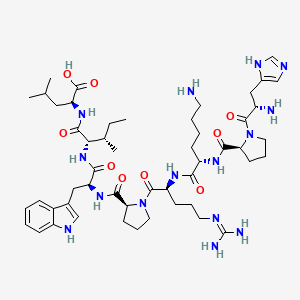 Chemical structure of Xenin 8
