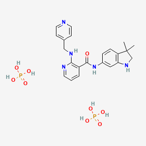 Chemical structure of Motesanib Diphosphate