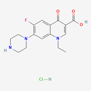 Chemical structure of Norfloxacin hydrochloride