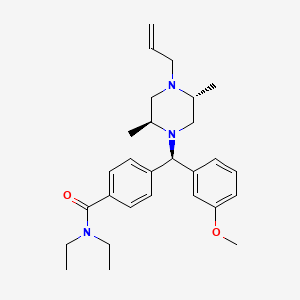 Chemical structure of SNC 80