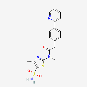 Chemical structure of BAY 57-1293