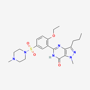 Chemical structure of Sildenafil