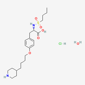Chemical structure of Tirofiban hydrochloride monohydrate