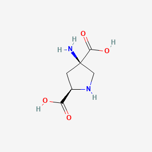 Chemical structure of (2R,4R)-APDC