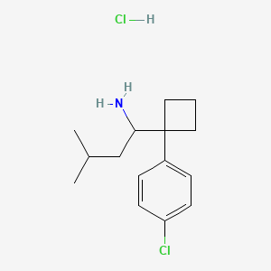 Chemical structure of BTS 54-505 hydrochloride