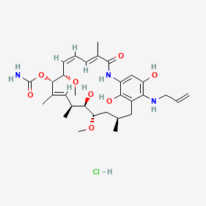 Chemical structure of Retaspimycin Hydrochloride