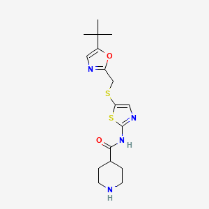 Chemical structure of SNS-032 (BMS-387032)
