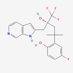 Chemical structure of Glucocorticoid receptor agonist