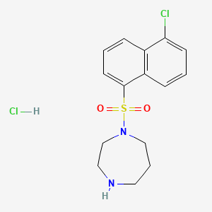 Chemical structure of ML 9 hydrochloride