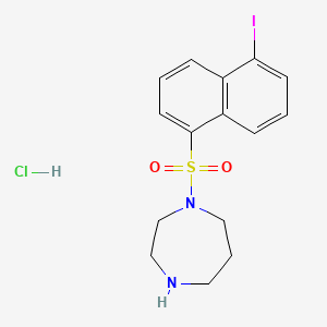 Chemical structure of ML-7 hydrochloride