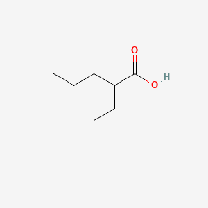 Chemical structure of Valproic acid