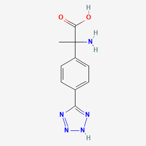 Chemical structure of MTPG