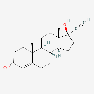 Chemical structure of Ethisterone